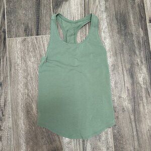 LULULEMON Racerback Sage Green Tank, Size 4